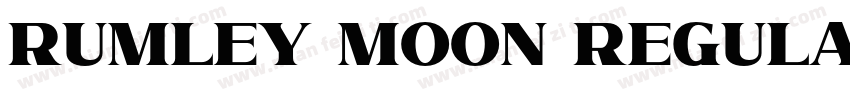 Rumley Moon Regular字体转换